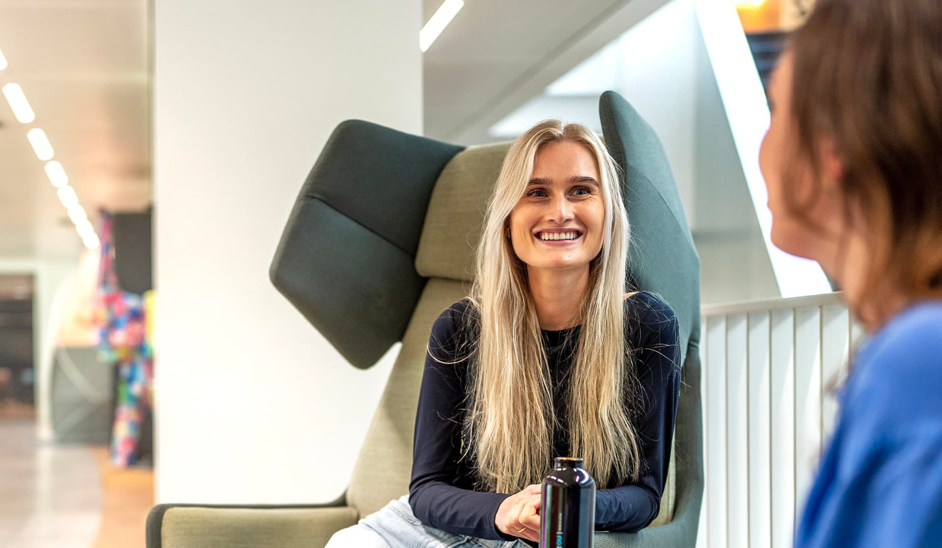 Collega spreekt over de samenwerking met MBO webshop